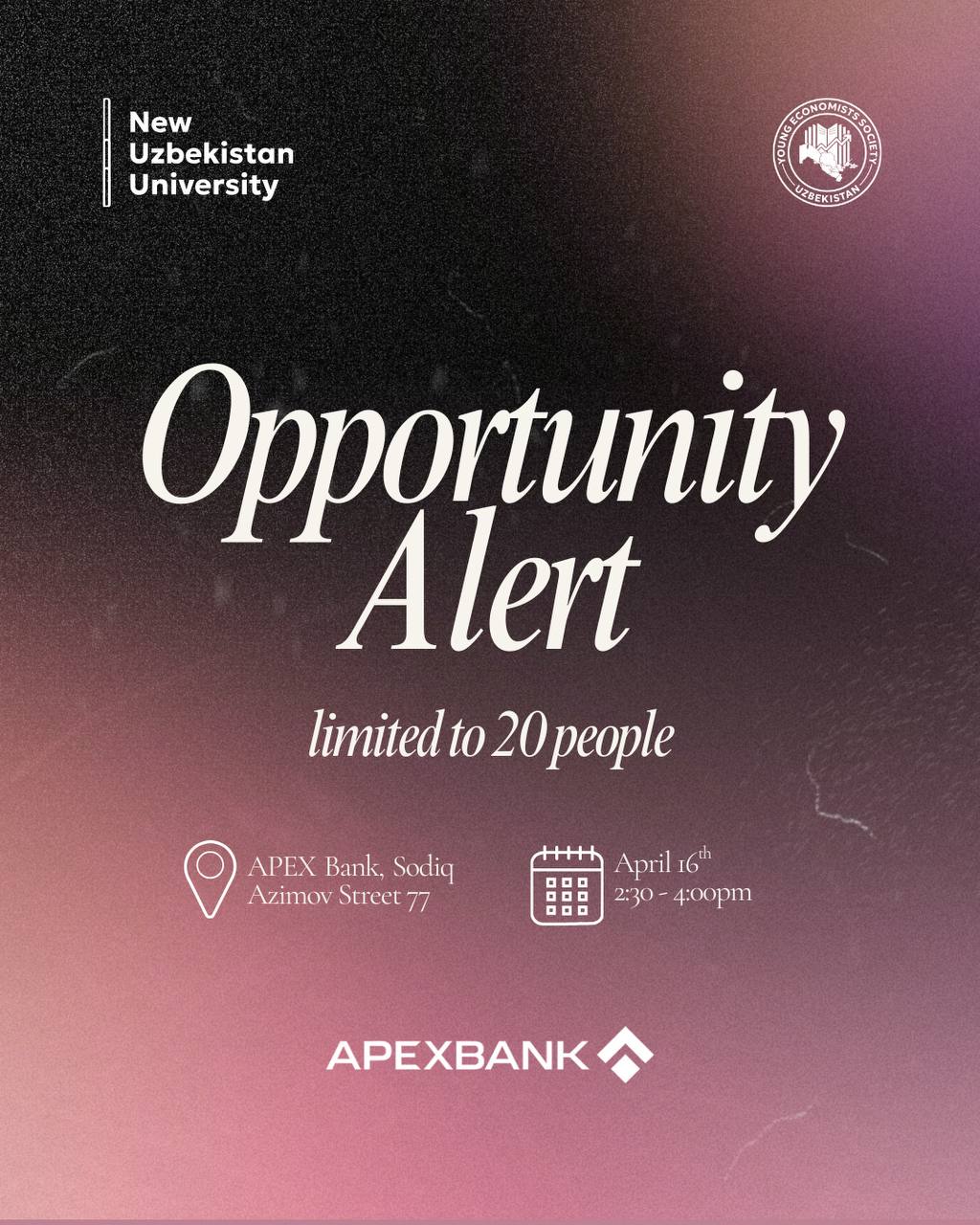 Tour to APEX Bank 