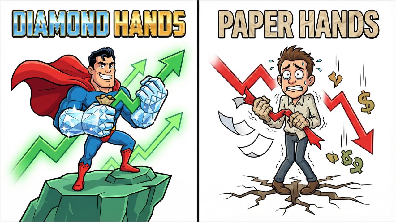 Diamond Hands vs Paper Hands